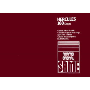 Same Hercules 160 Export Ersatzteilkatalog