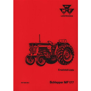 Massey-Ferguson MF 177, Ersatzteilkatalog