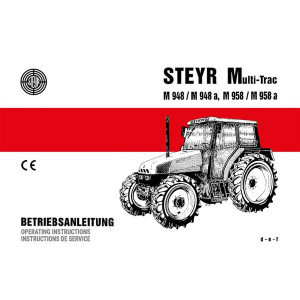 Steyr Mulit-Trac M948 M948a M958 M958a Betriebsanleitung