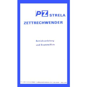 PZ Schnellheuer, Betriebsanleitung und Ersatzteilkatalog