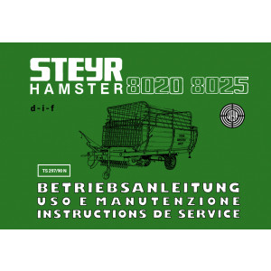 Steyr Hamster 8020 und 8025 Betriebsanleitung