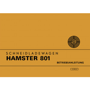 Steyr Hamster 801 Betriebsanleitung