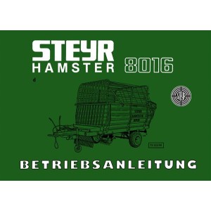 Steyr Hamster 8016 Betriebsanleitung