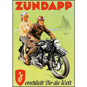 Zündapp Motorrad Poster