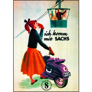 Sachs Motorroller Poster
