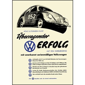 VW Käfer Erfolge Poster