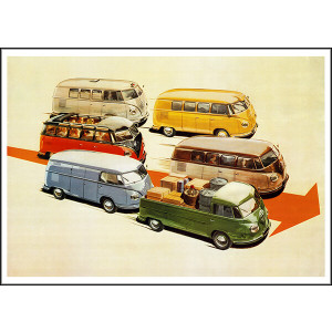 VW Bulli Poster