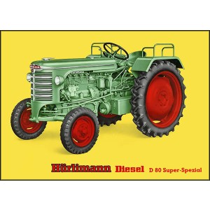 Hürlimann D80 Super-Special Traktor Poster