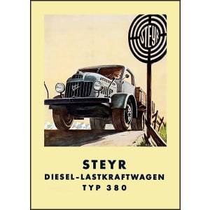 Steyr 380 Lastwagen Poster