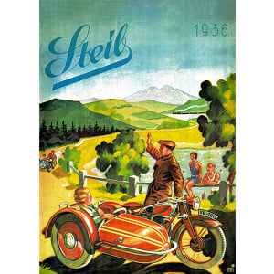 Steib Beiwagen 1936 Poster