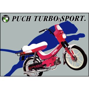 Puch Turbo Sport Poster