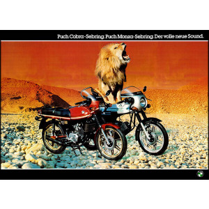 Puch Cobra Sebring und Monza Sebring Poster