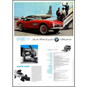BMW 507 Poster