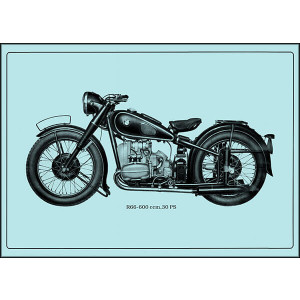 BMW R66 Motorrad Poster