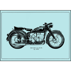 BMW R68 Motorrad Poster