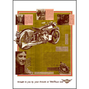 Brough Superior Poster