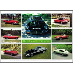 Jaguar E-Type Poster