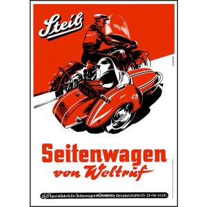 Steib Seitenwagen von Weltruf Poster