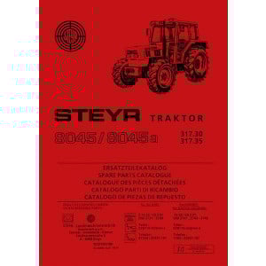 Steyr 8045 und 8045a Traktor Ersatzteilkatalog