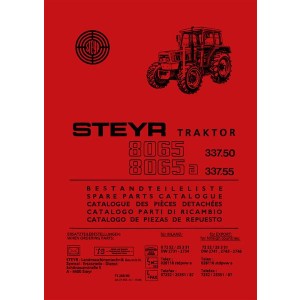 Steyr 8065 und 8065a Traktor Ersatzteilkatalog
