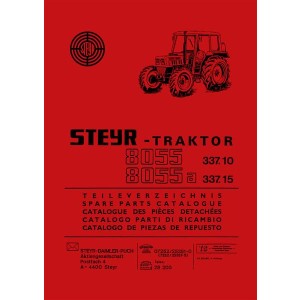 Steyr 8055 und 8055a Traktor Ersatzteilkatalog