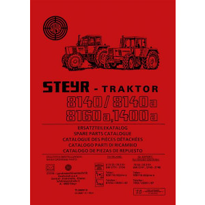 Steyr 8140, 8140a, 8160a und 1400a Ersatzteilkatalog