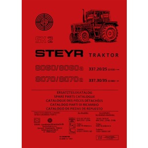 Steyr 8060 8060a 8070 8070a SK2 Traktor Ersatzteilkatalog