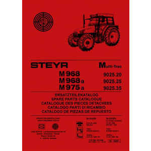 Steyr Multi-Trac M968 M968a M975a Ersatzteilkatalog