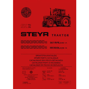 Steyr 8080 8080a 8090 8090a SK2 Traktor Ersatzteilkatalog