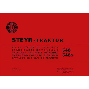 Steyr 548 und 548a Traktor Ersatzteilkatalog