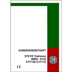 Steyr Multi-Trac M968-9145 und CVT120-CVT170 Kundendienstheft