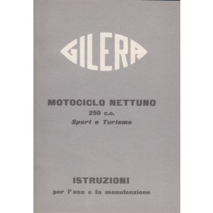 Gilera Nettuno 250cc Sport e Turismo Istruzioni