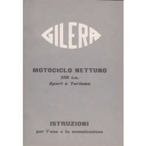 Gilera Nettuno 250cc Sport e Turismo Istruzioni