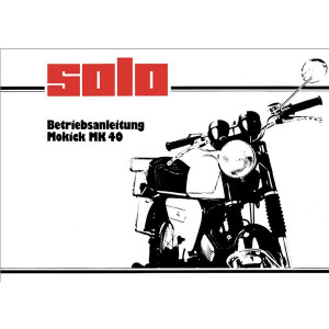 Solo Mokick MK 40 Betriebsanleitung