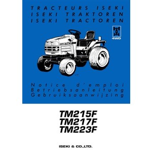 Iseki Traktoren TM215F TM217F TM223F Betriebsanleitung