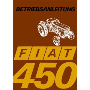 Fiat Traktor 450 Betriebsanleitung