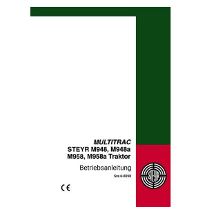 Steyr Multi-Trac M948 M948a M958 M958a Betriebsanleitung