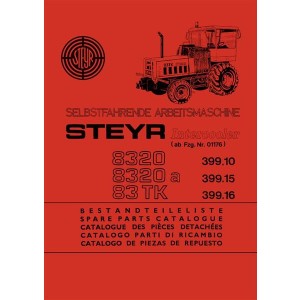Steyr 8320, 8320a, 83 TK Ersatzteilkatalog
