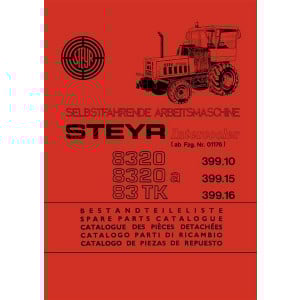Steyr 8320, 8320a, 83 TK Ersatzteilkatalog