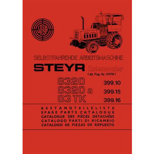 Steyr 8320, 8320a, 83 TK Ersatzteilkatalog