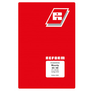 Reform Mounty 65 und Mounty 80 Ersatzteilliste
