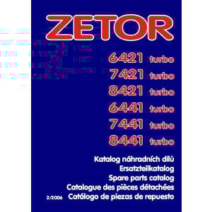 Zetor 6421, 7421, 8421, 6441, 7441, 8441 Turbo Ersatzteilkatalog