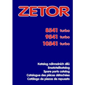 Zetor 8541 9541 10541 Turbo Ersatzteilkatalog