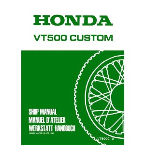 Honda VT500 Custom Werkstatthandbuch