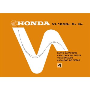 Honda XL125SZ XL125SA XL125SB Teilekatalog