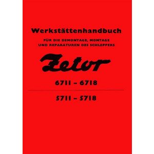 Zetor 5711, 5718, 6711, 6718 Werkstatthandbuch