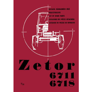 Zetor 6711, 6718 Ersatzteilliste