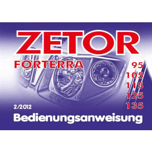 Zetor Forterra 95, 105, 115, 125, 135 Bedienungsanweisung