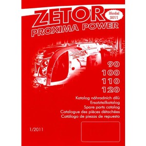 Zetor Proxima Power 90, 100, 110, 120 Ersatzteilkatalog