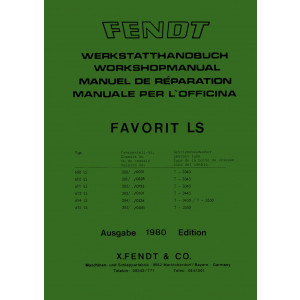Fendt Favorit 600 610 611 612 614 615 LS Werkstatthandbuch